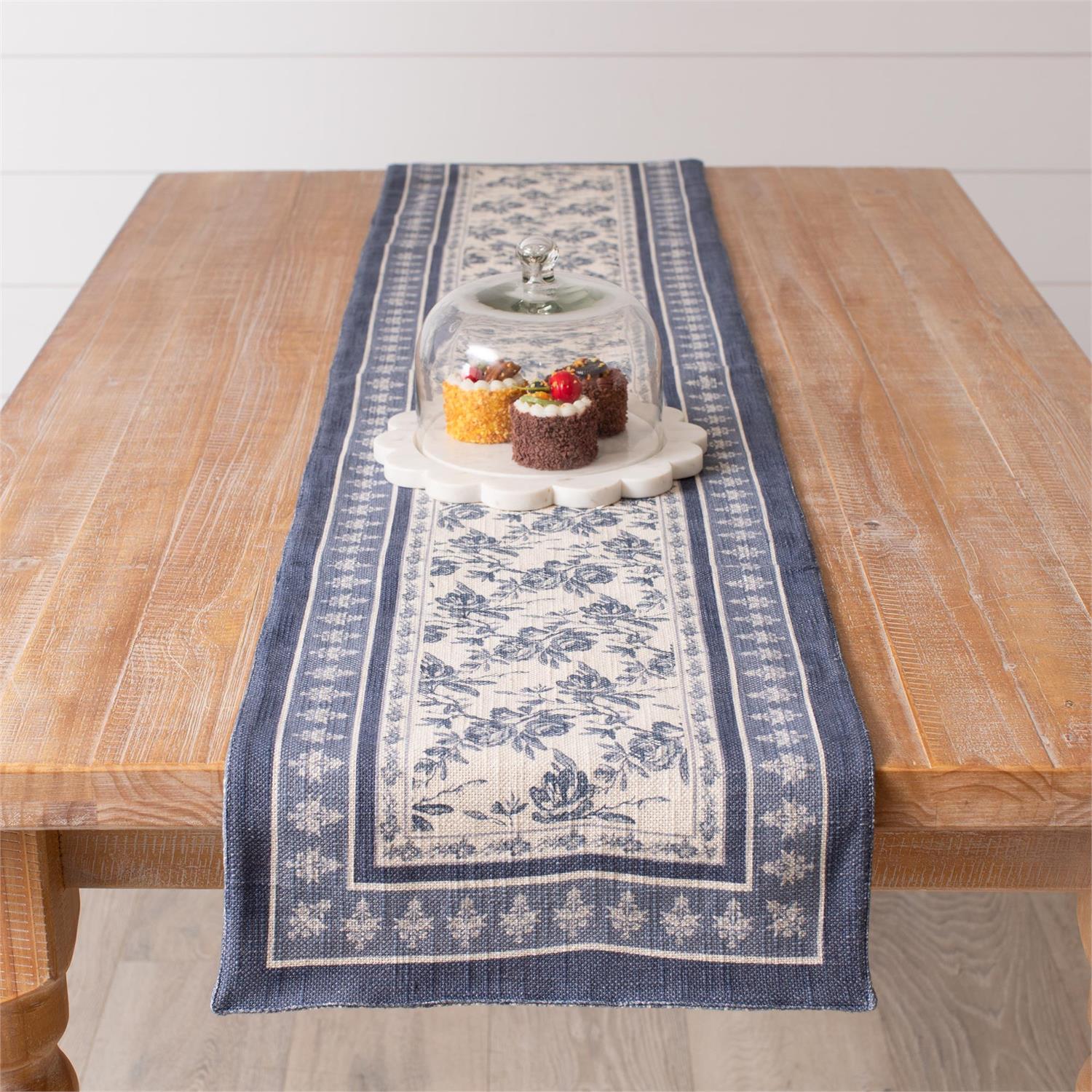 Runner - French Blue Floral