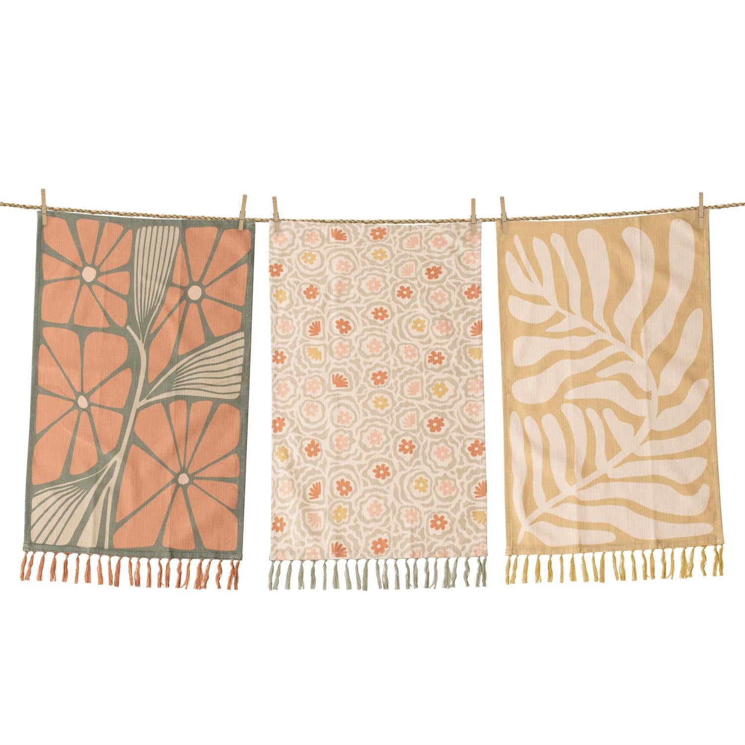 Tea Towels Modern Impressions (Set Of 3)