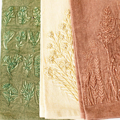 Tea Towels - Wildflower Stonewashed (Set Of 3)