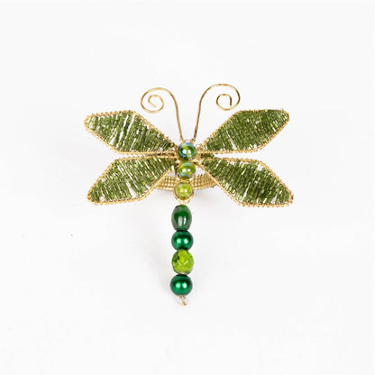 Napkin Ring - Beaded Dragonfly Set