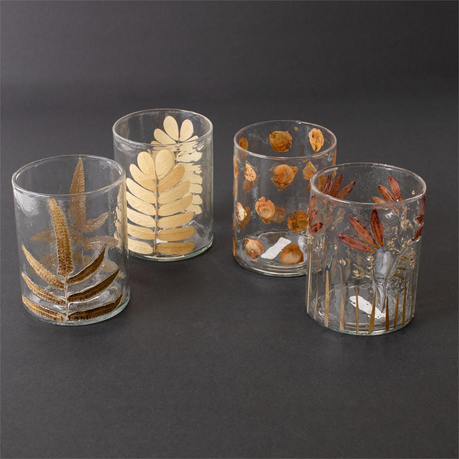 Botanical Glass Containers (4 Styles)