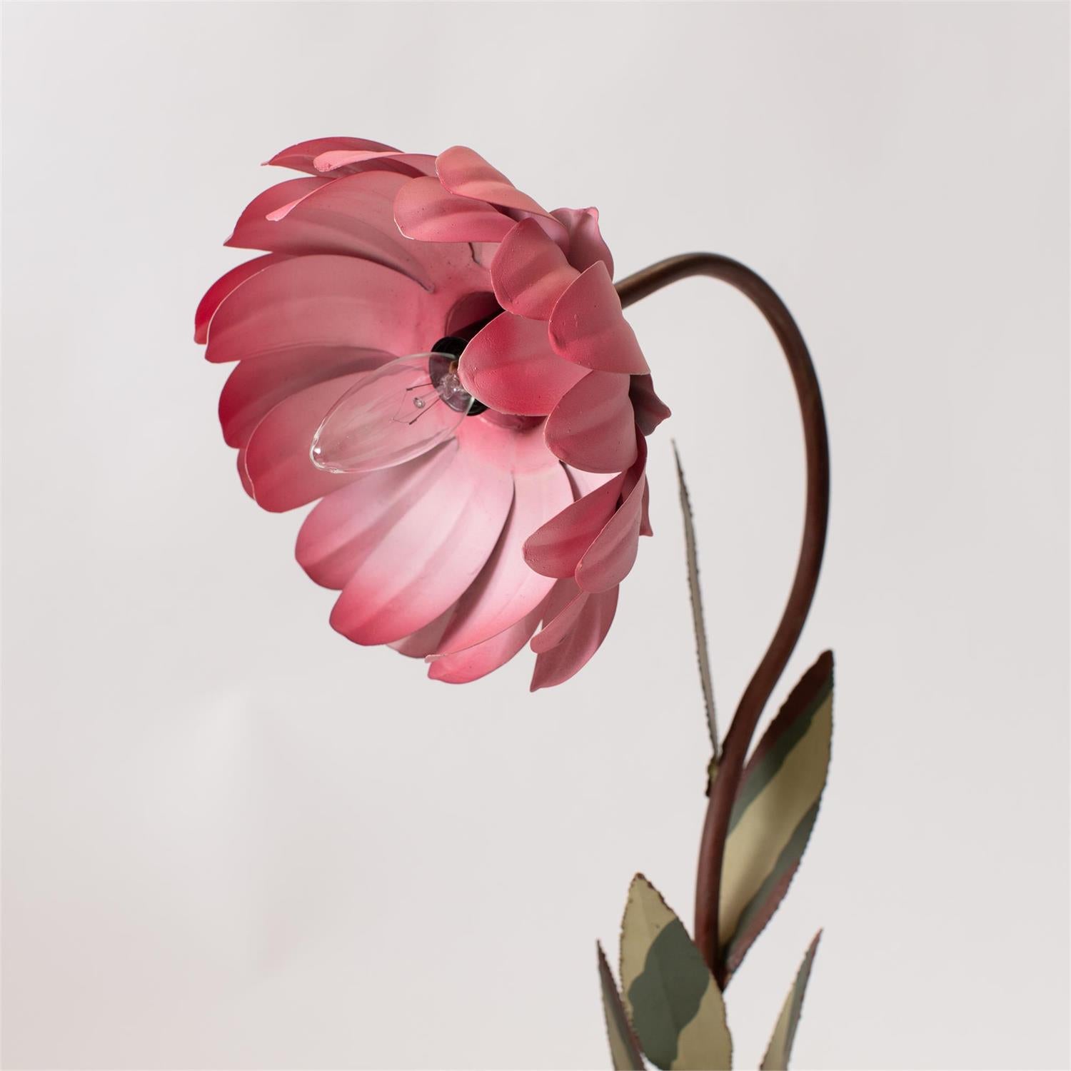 Table Lamp - Pink Flower Shaped