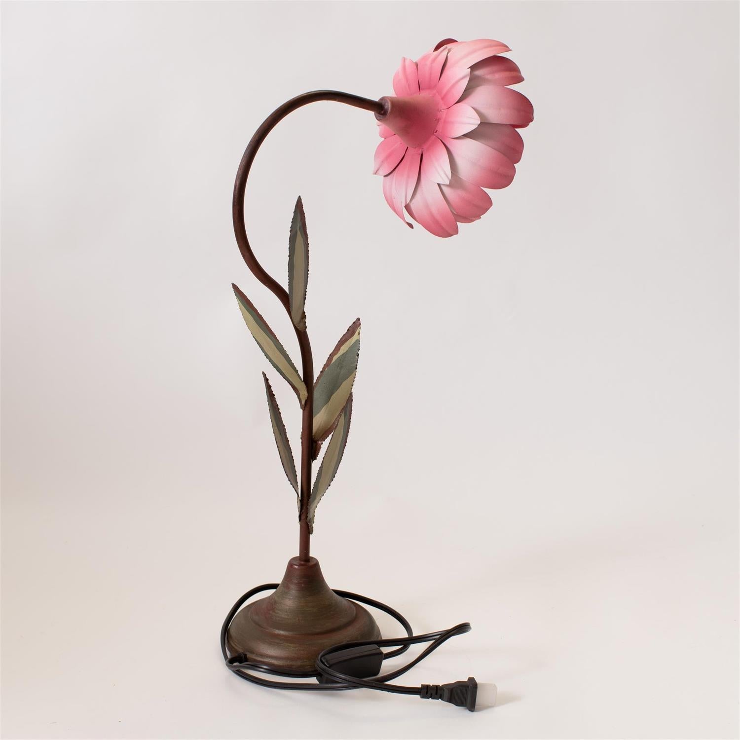 Table Lamp - Pink Flower Shaped