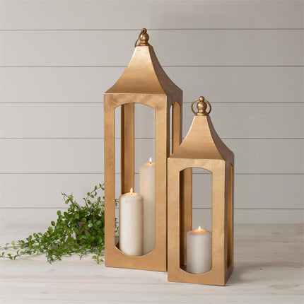 Metallic Gold Lanterns