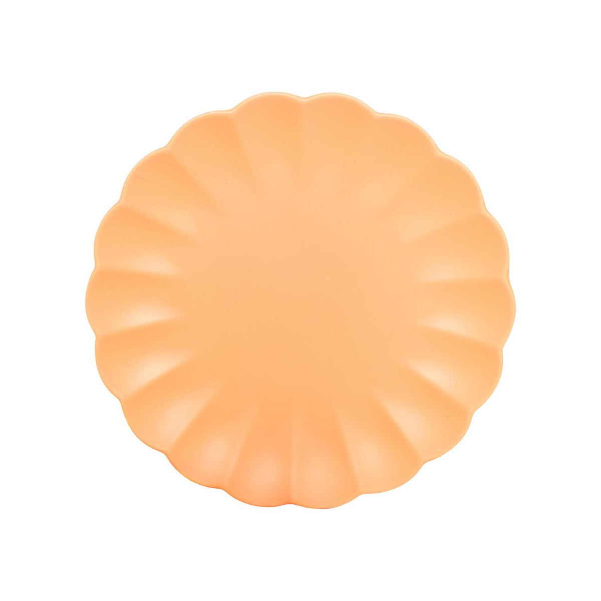 Scalloped Plate, Apricot Mist - Set of 12