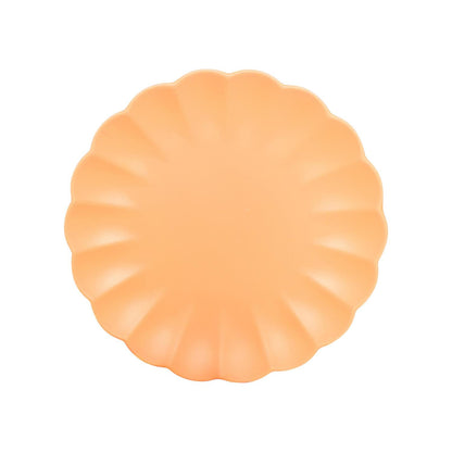 Scalloped Plate, Apricot Mist - Set of 12