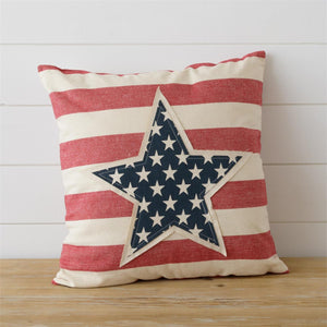 Pillow - Star Patch and Stripes