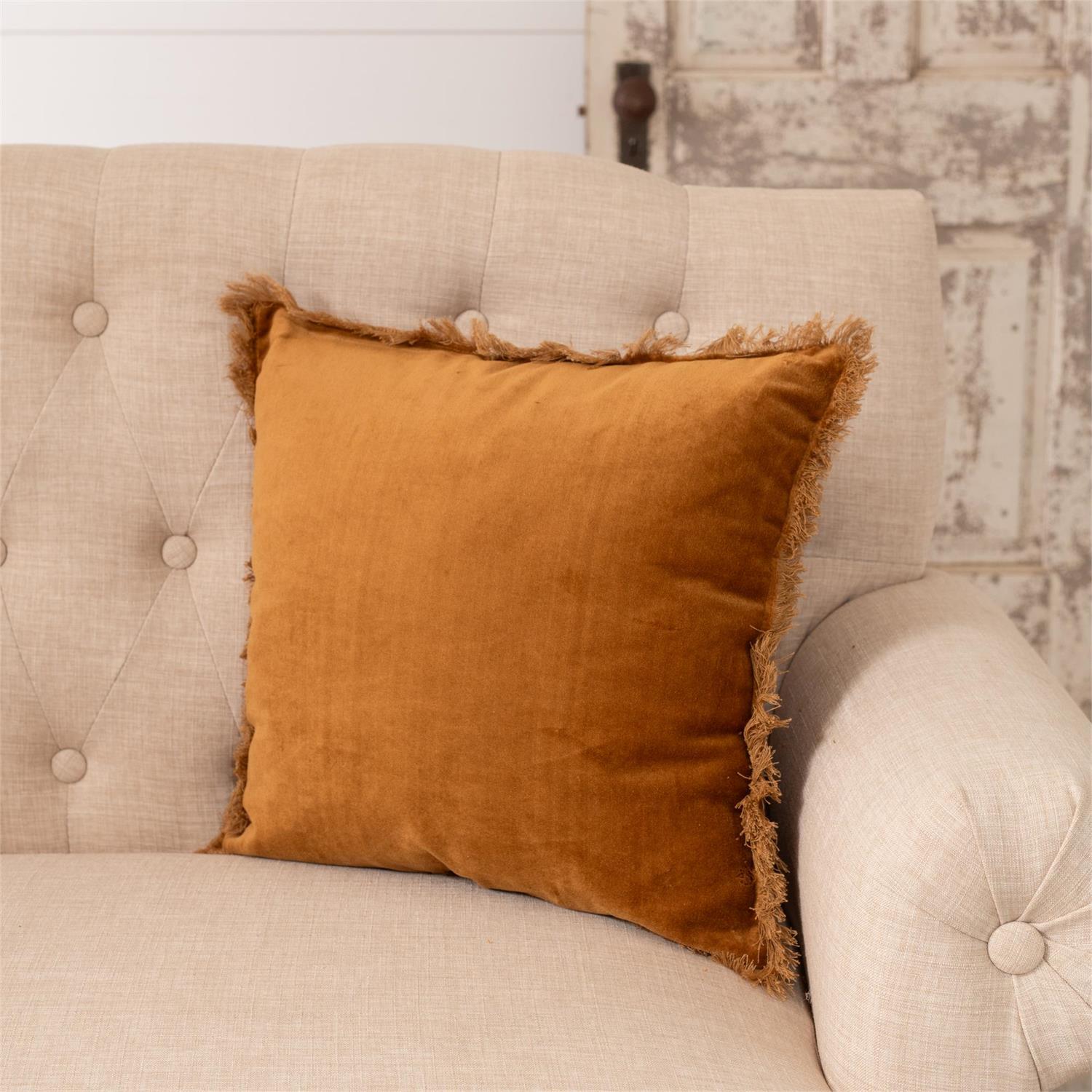 Pillow - Velvet, Rust
