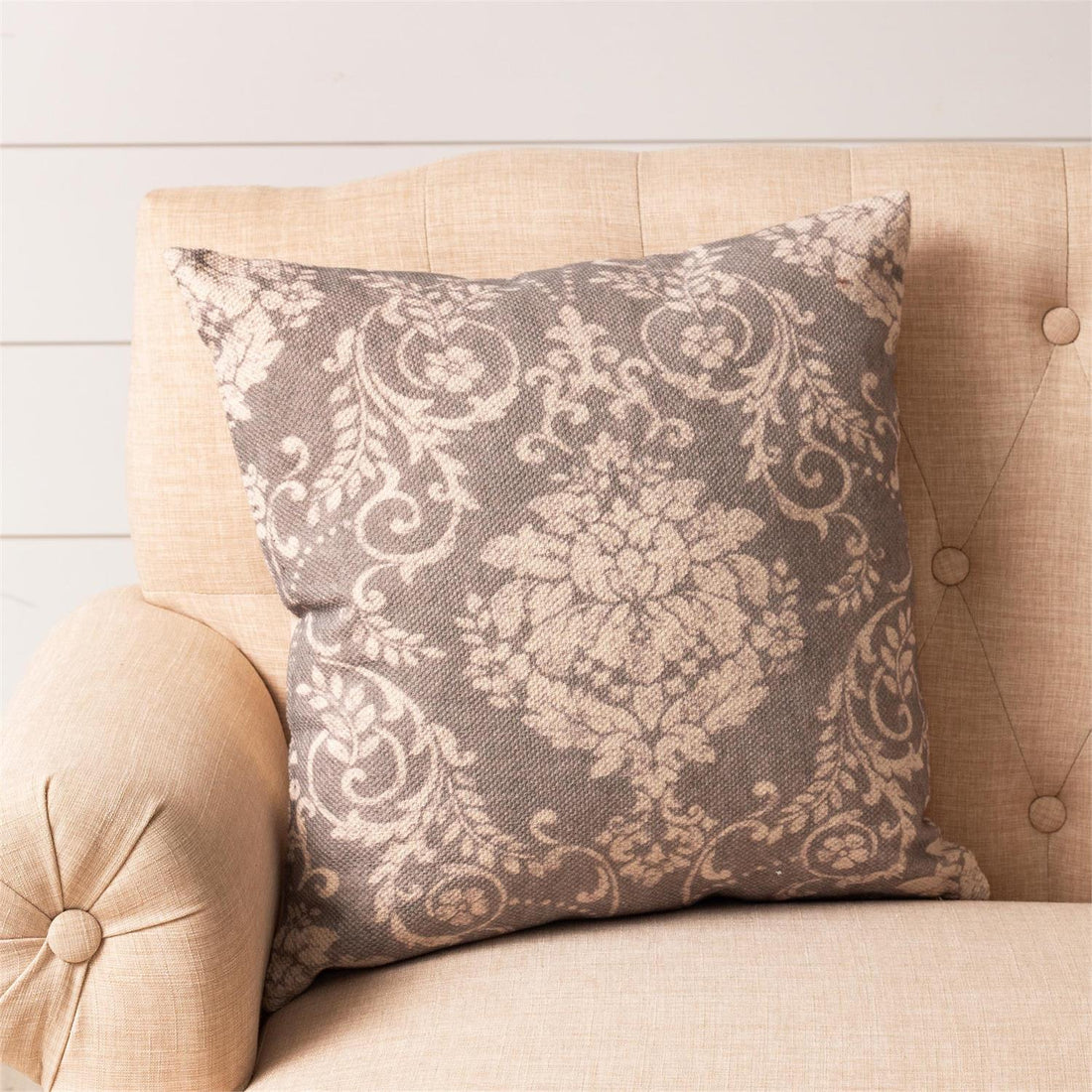Pillow- French Country, Dusty Blue