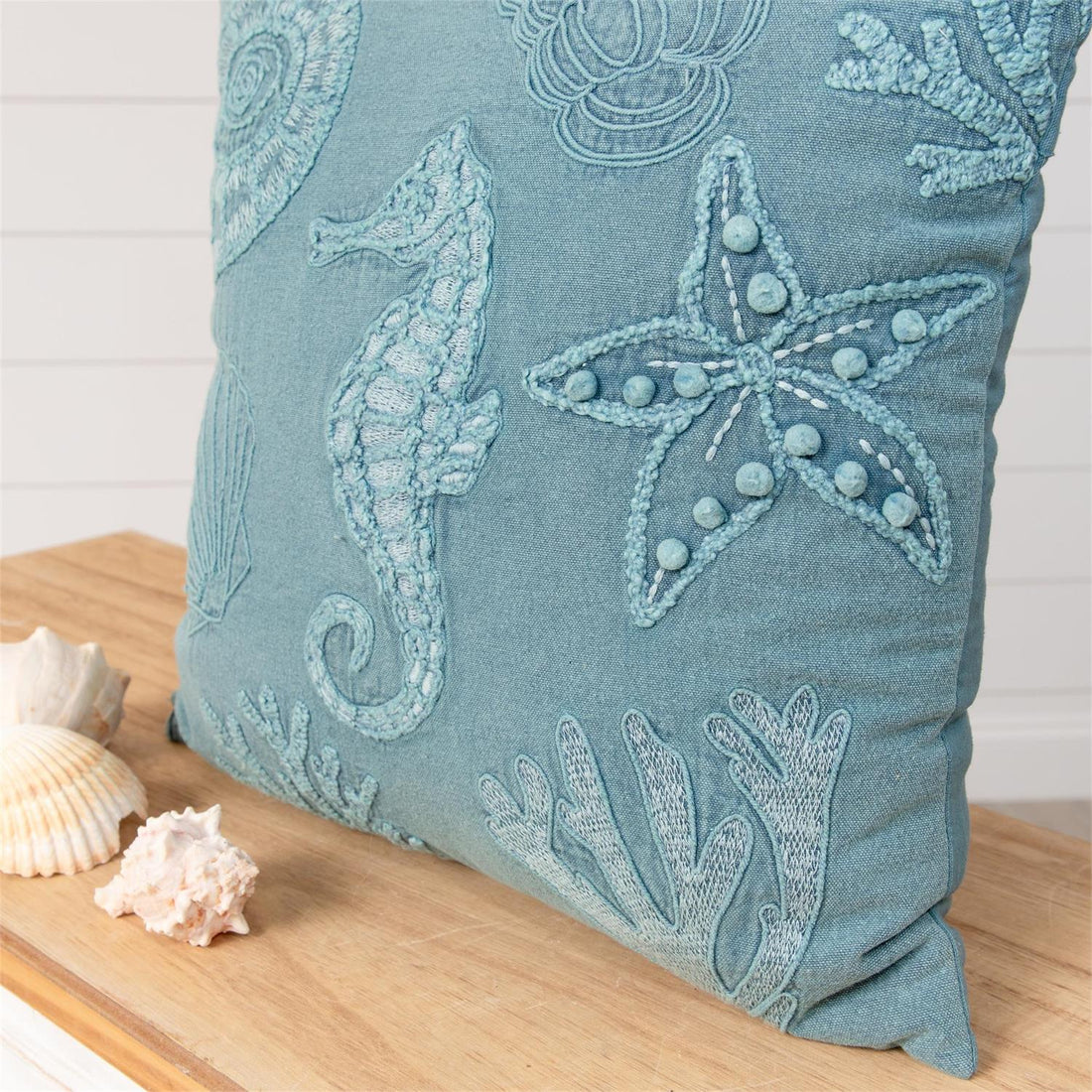 Pillow - Stonewashed Seahorse