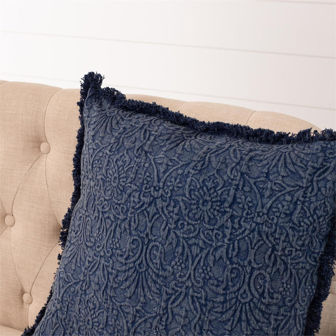Pillow - Matelasse Medallion, Indigo