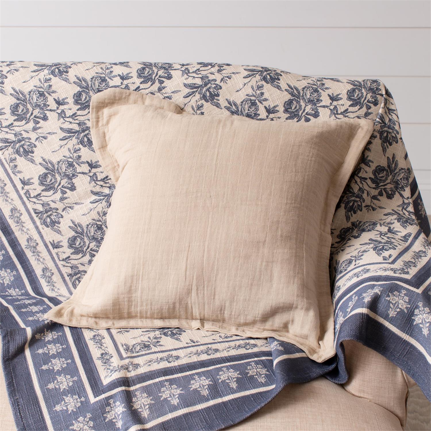 Pillow - Tan Double Weave