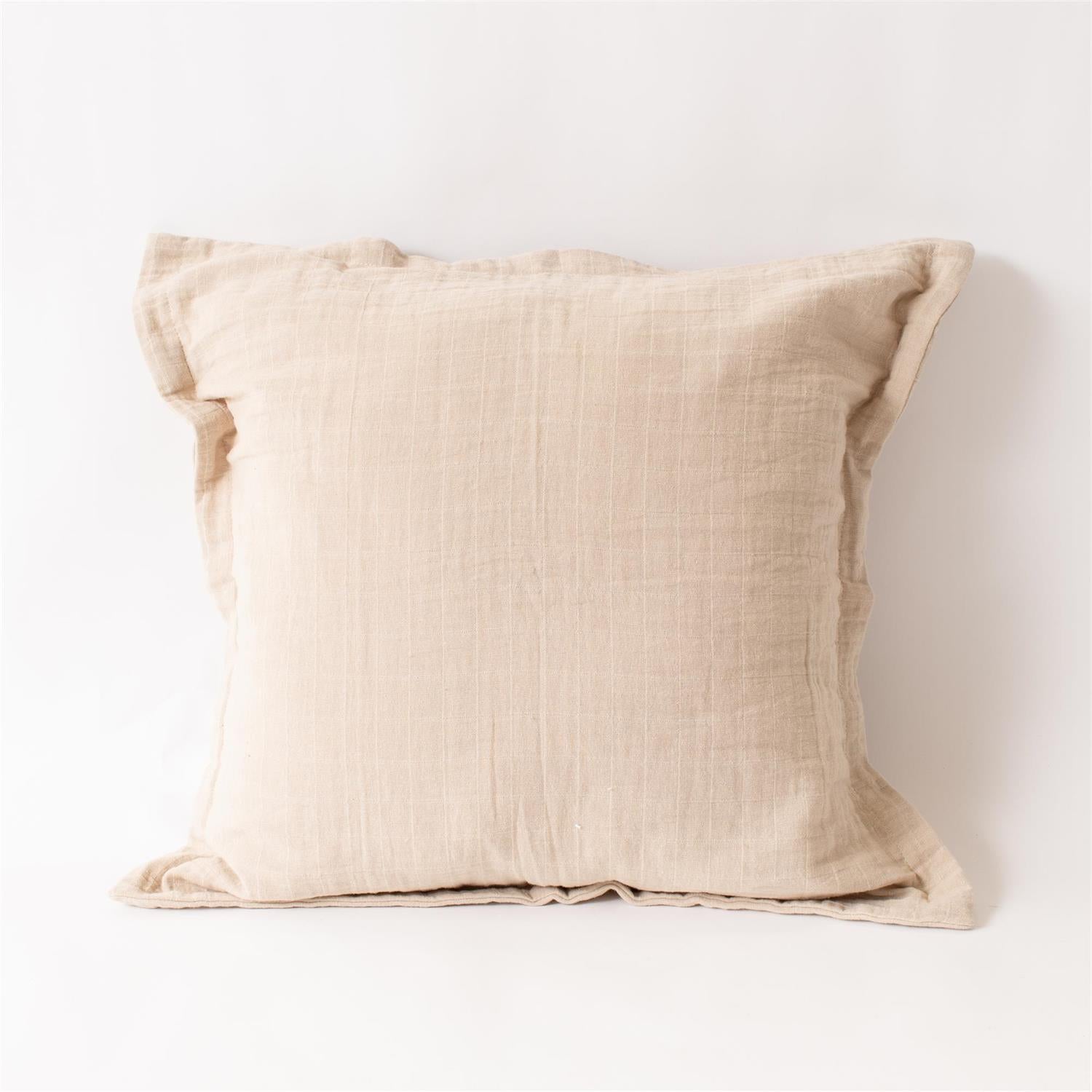 Pillow - Tan Double Weave