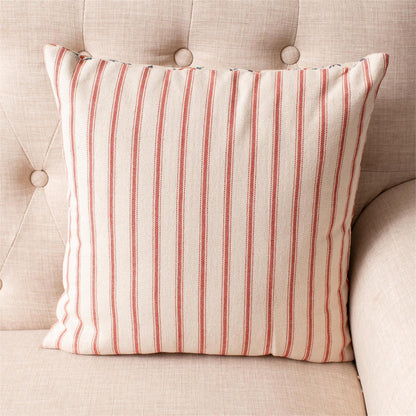 Pillow - Red And Blue Paisley Floral