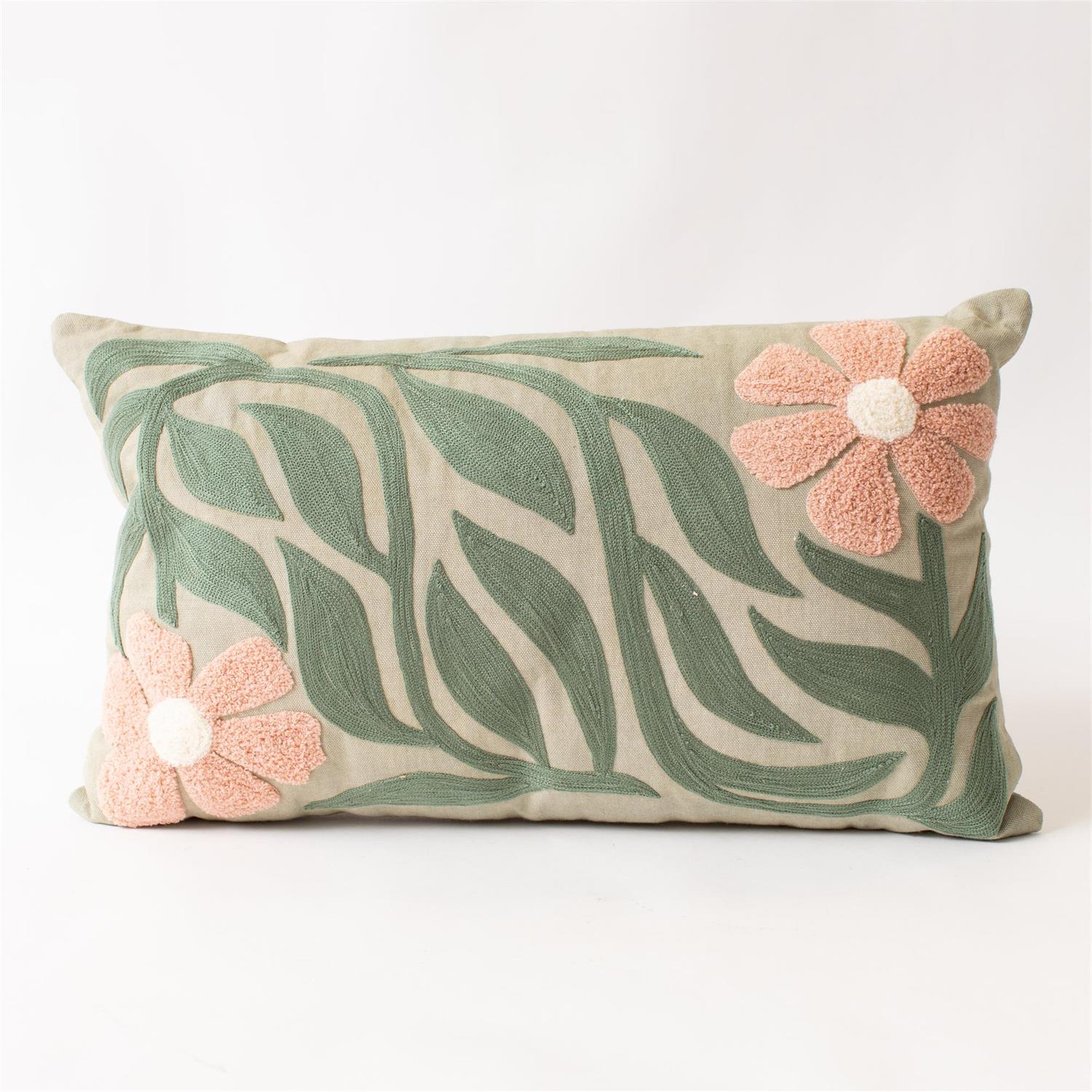 Lumbar Pillow - Modern Impressions Embroidered