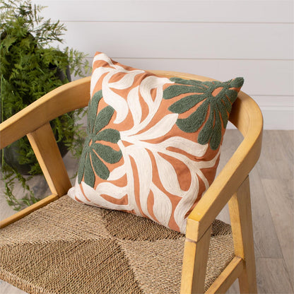Pillow - Modern Impressions Rust Floral
