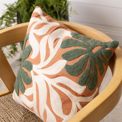 Pillow - Modern Impressions Rust Floral