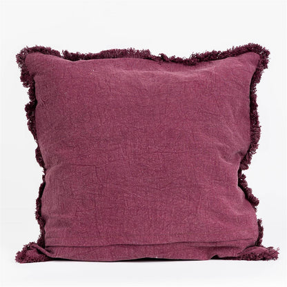 Pillow - Fuchsia Matelasse with Fringe