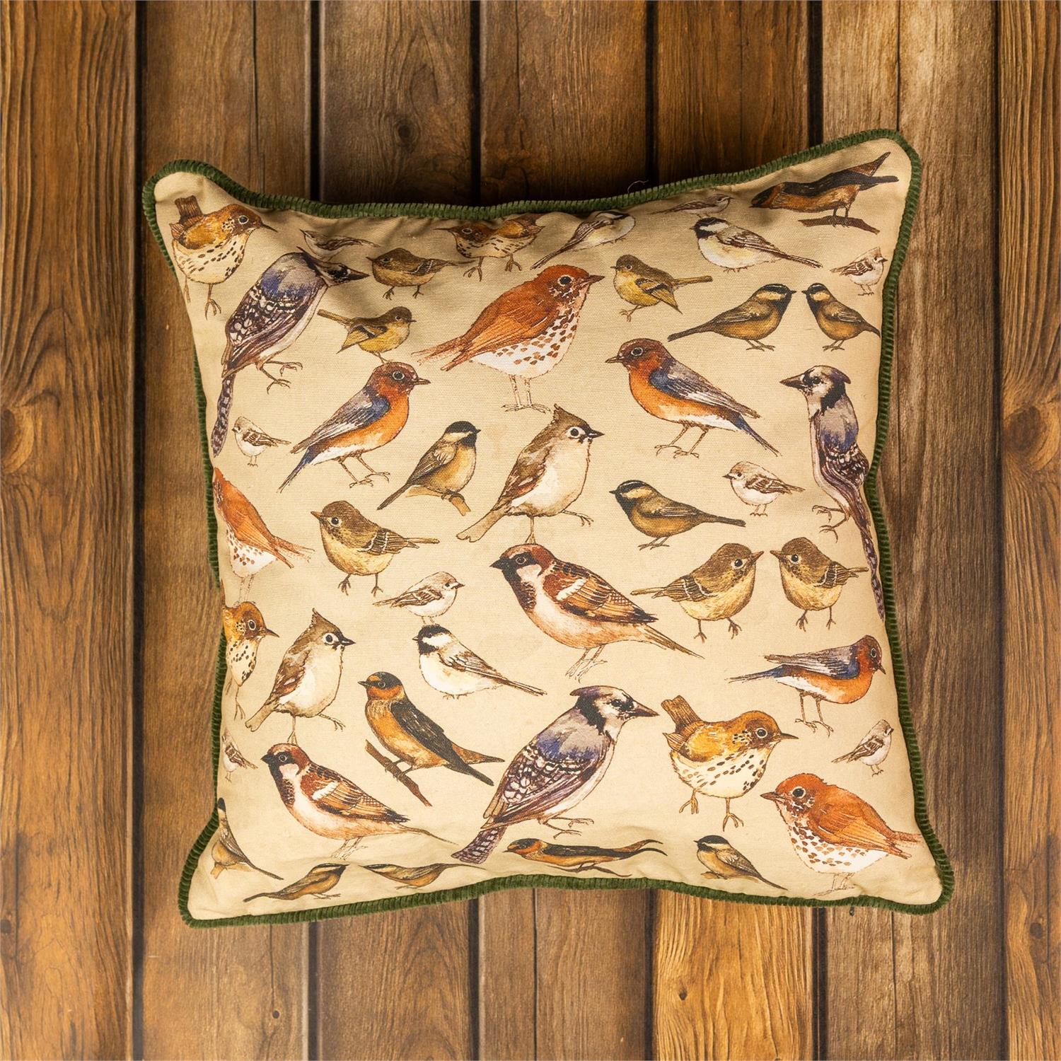 Pillow - Watercolor Song Birds