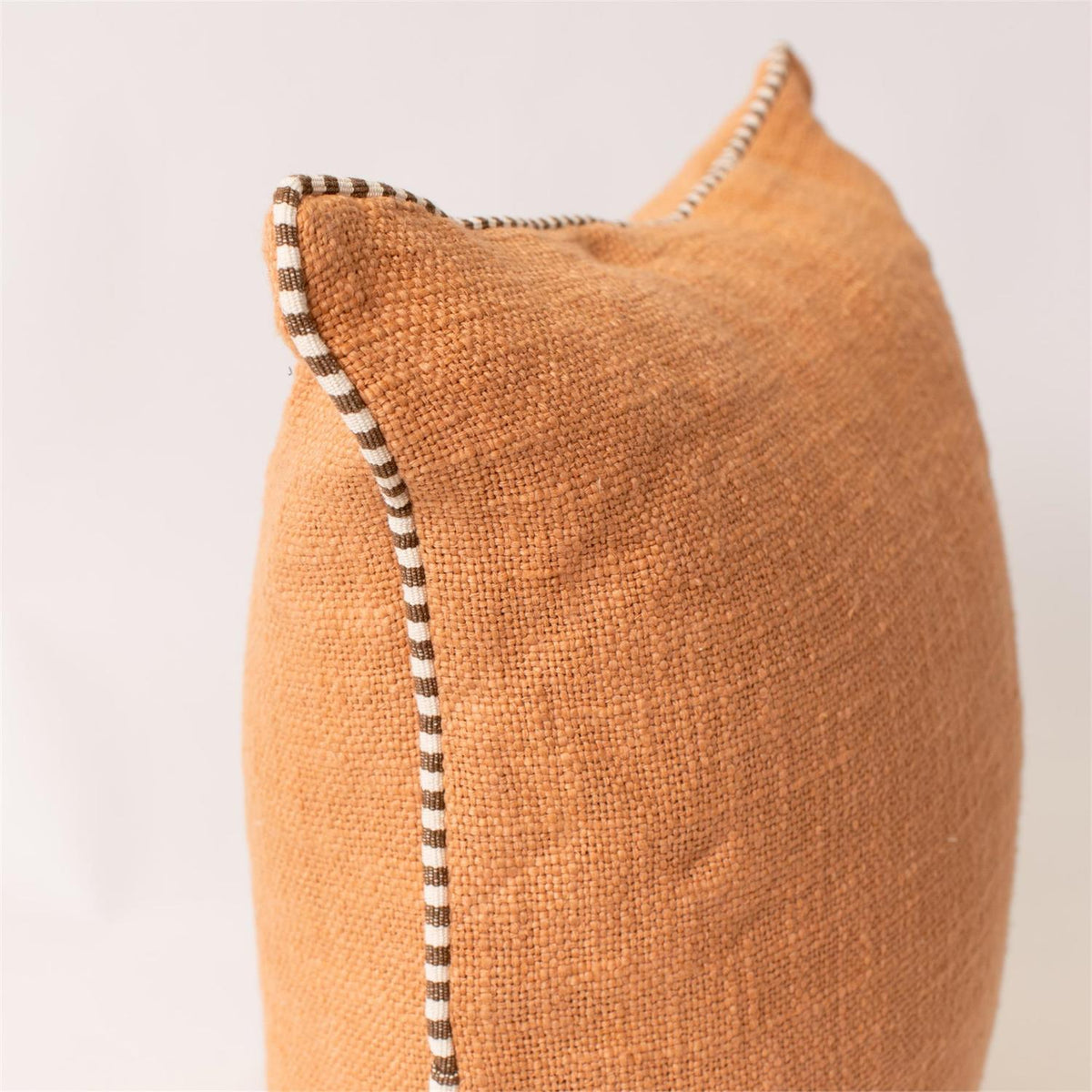 Pillow - Terracotta, With Stitched Edge