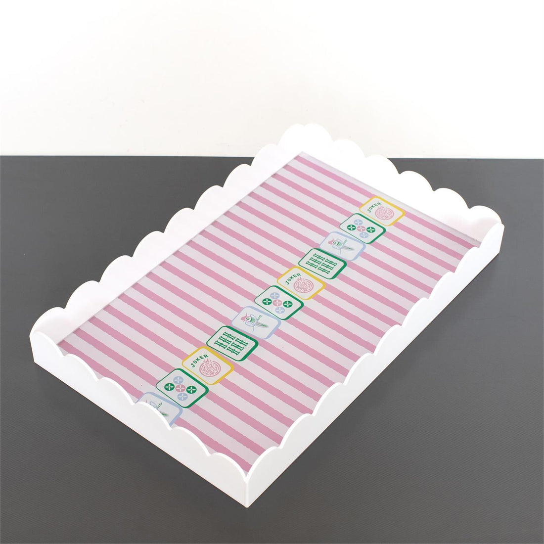 Garden Party Mahjong Tray