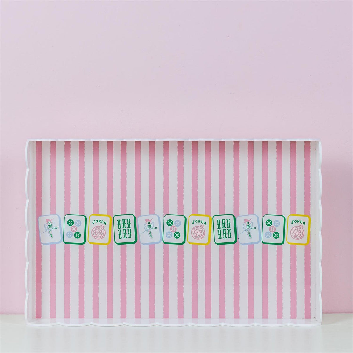 Garden Party Mahjong Tray