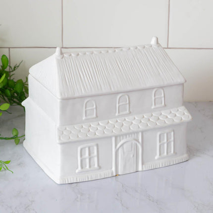 COTTAGE HOUSE COOKIE JAR