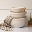 White Cottage Ceramic Mixing Bowls