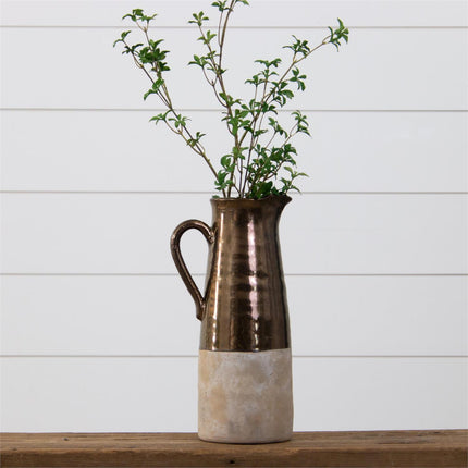 METALLIC TWO-TONED PITCHER