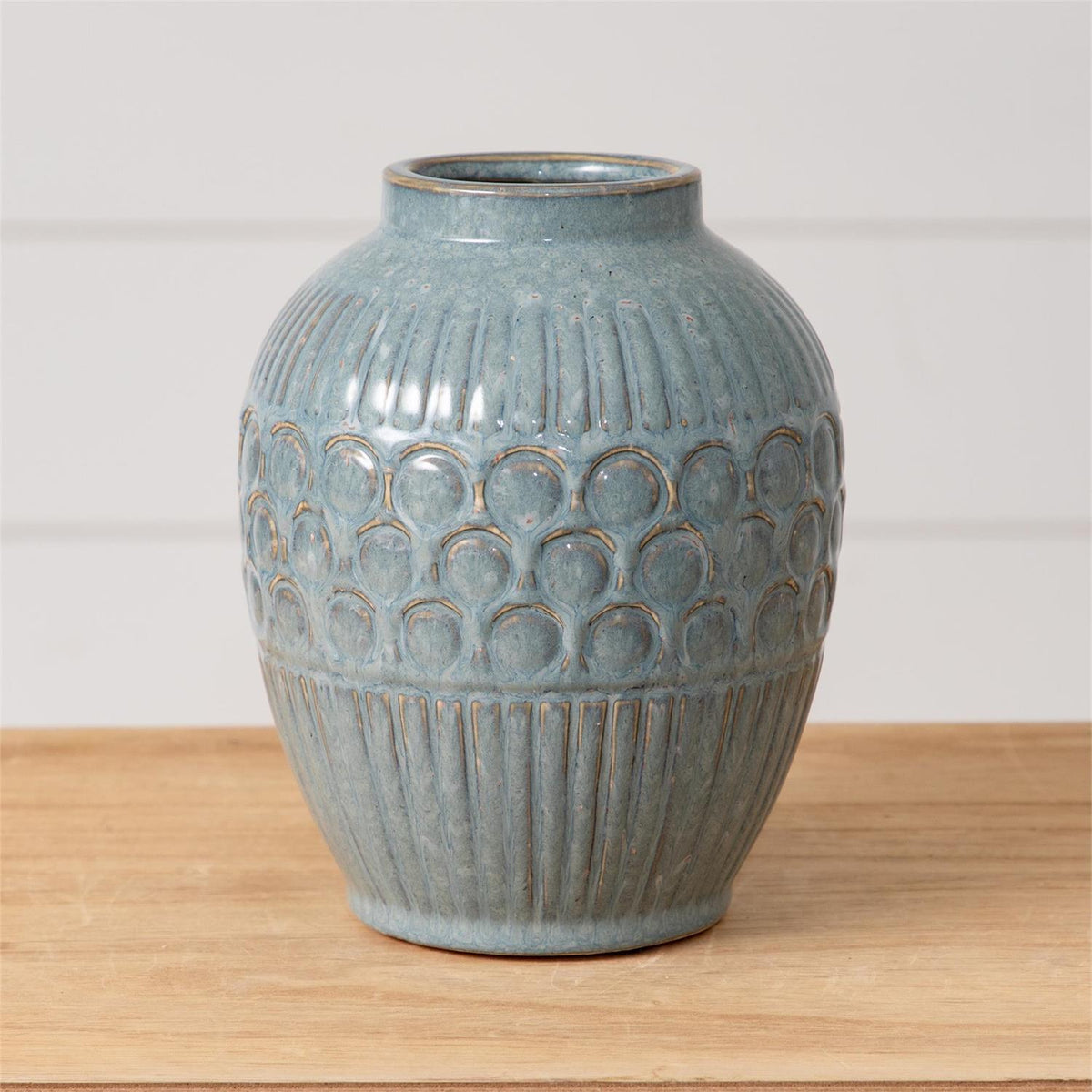 Slate Blue Pot, Lg