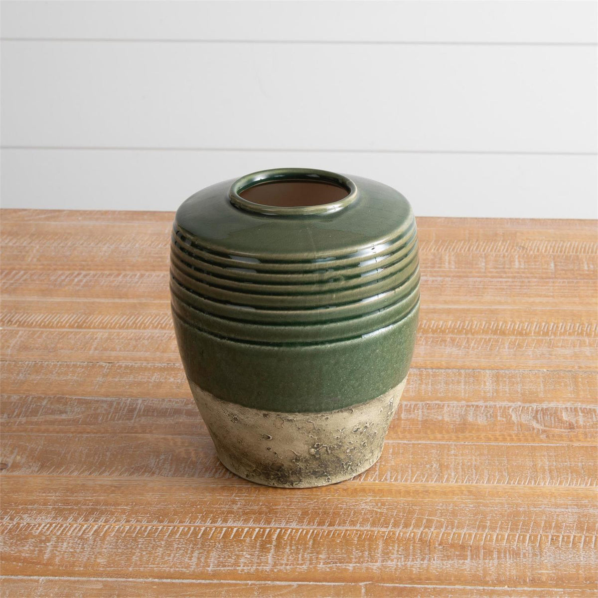 Vase - Two-Toned Green, Large