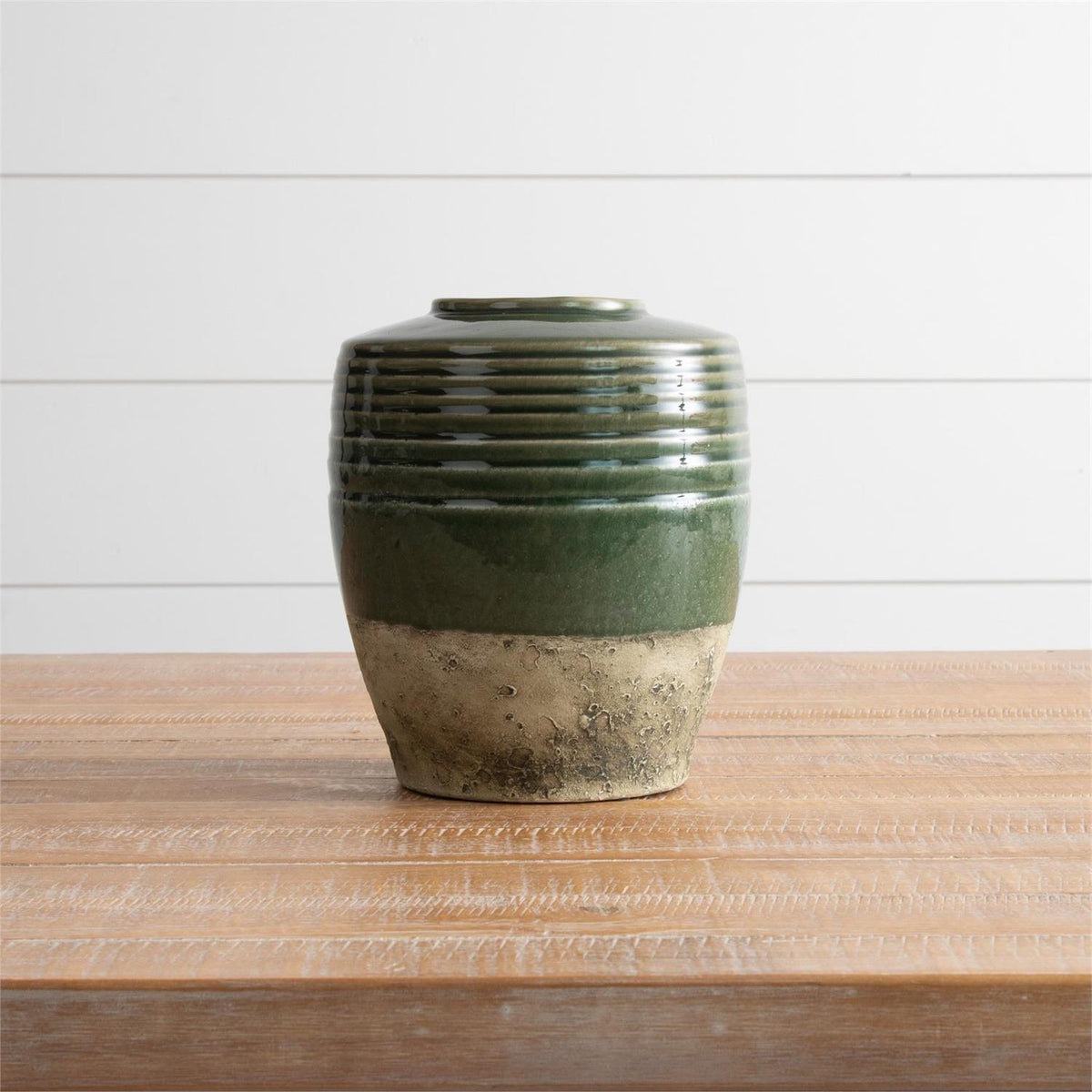 Vase - Two-Toned Green, Large