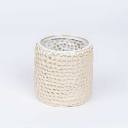 Planter - Organic Dimpled Clay