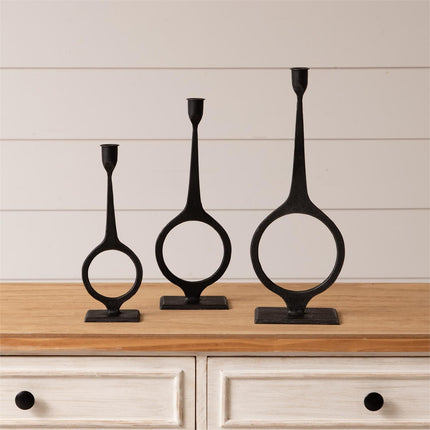 Round Taper Candle Holders