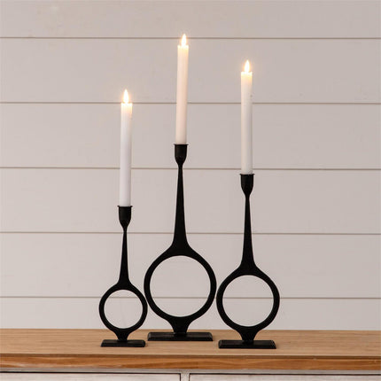 Round Taper Candle Holders