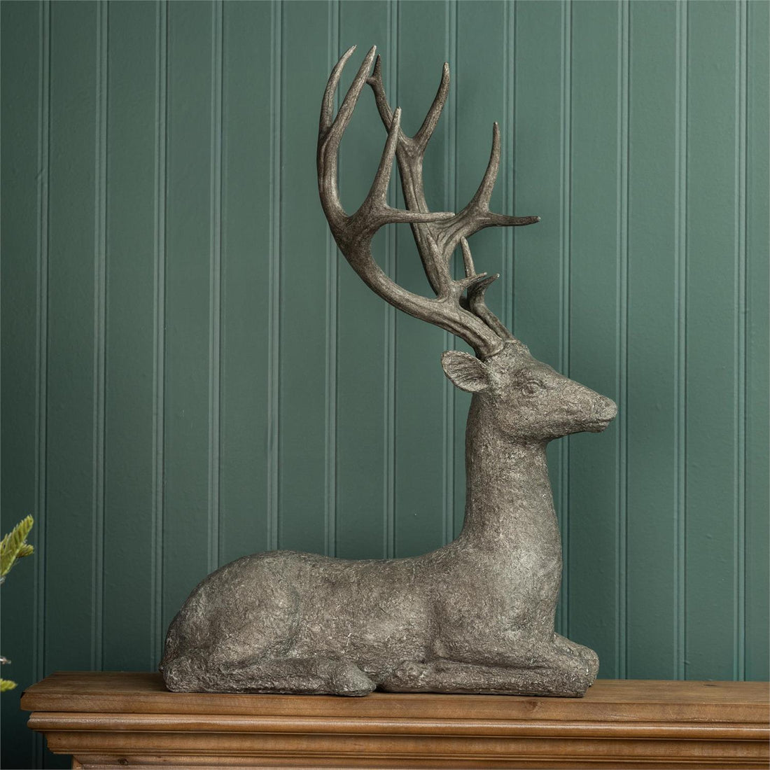 Lying Buck Figurine