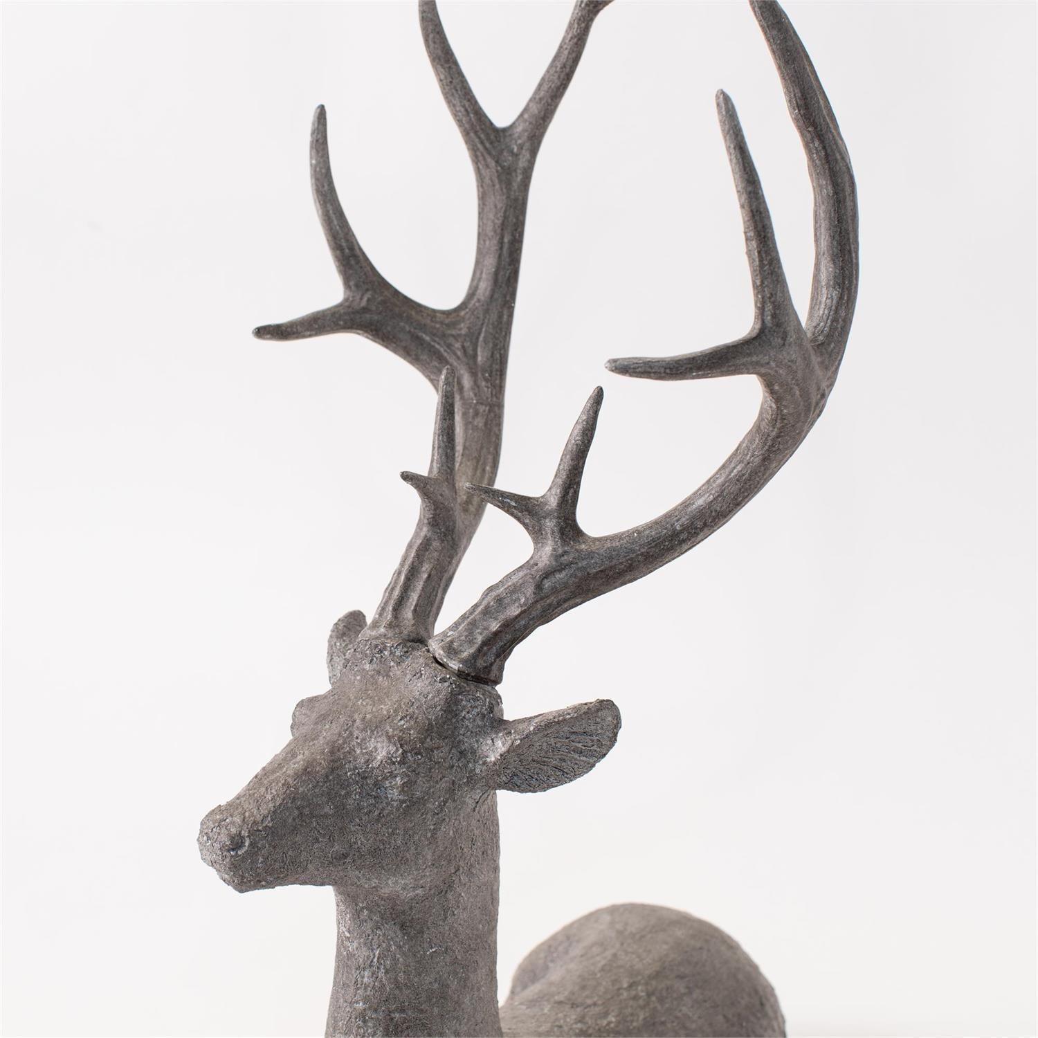 Lying Buck Figurine