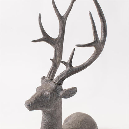 Lying Buck Figurine