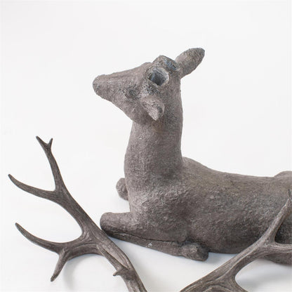 Lying Buck Figurine
