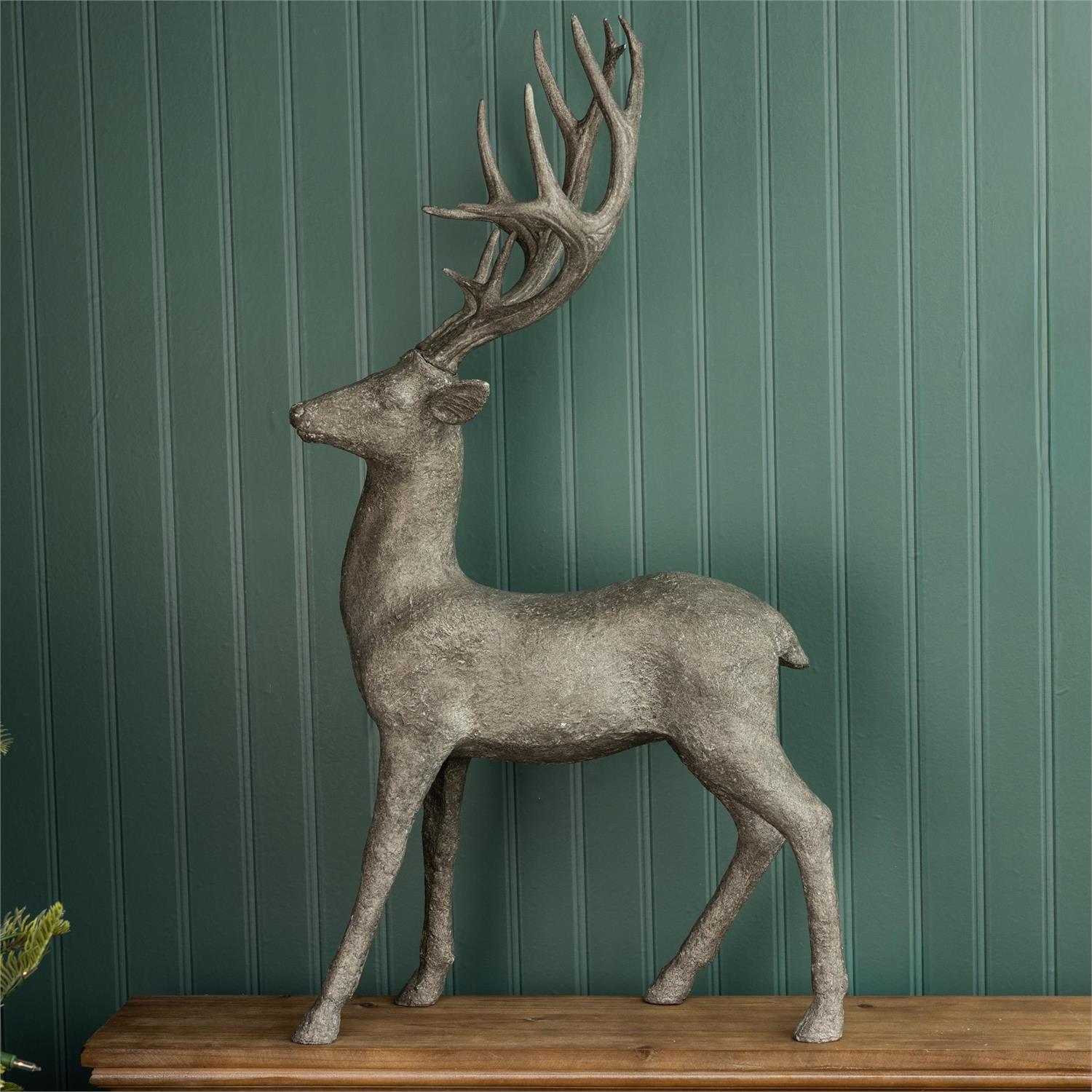 Standing Buck Figurine