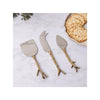 Brass and Stainless Steel Twig Cheese Spreaders