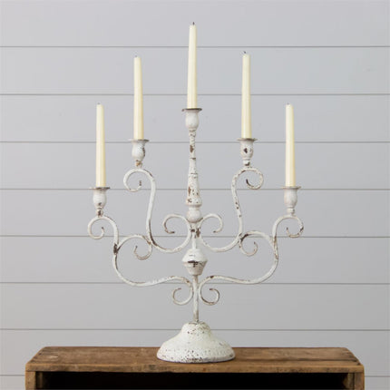 DISTRESSED CANDELABRA