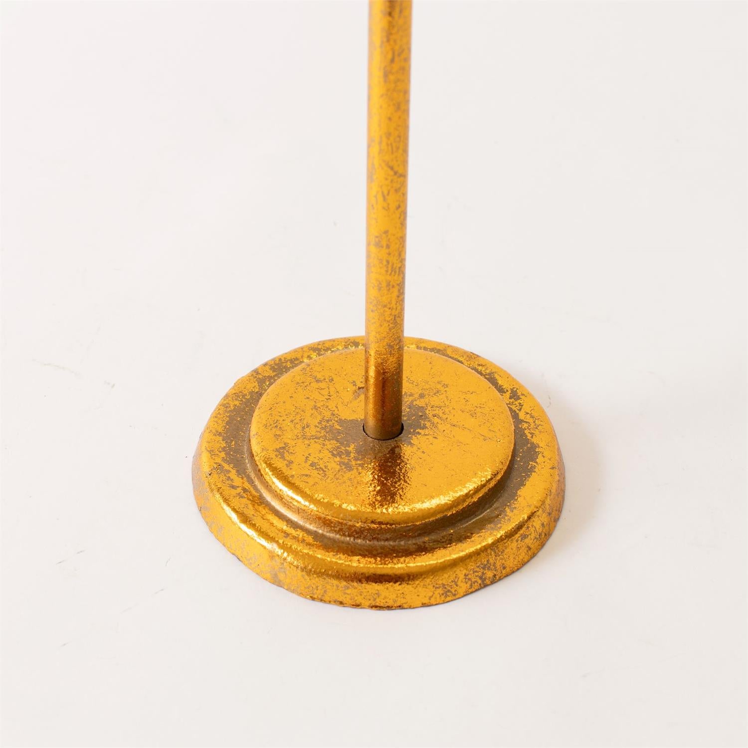 Wreath Stand Gold Finish With Bow