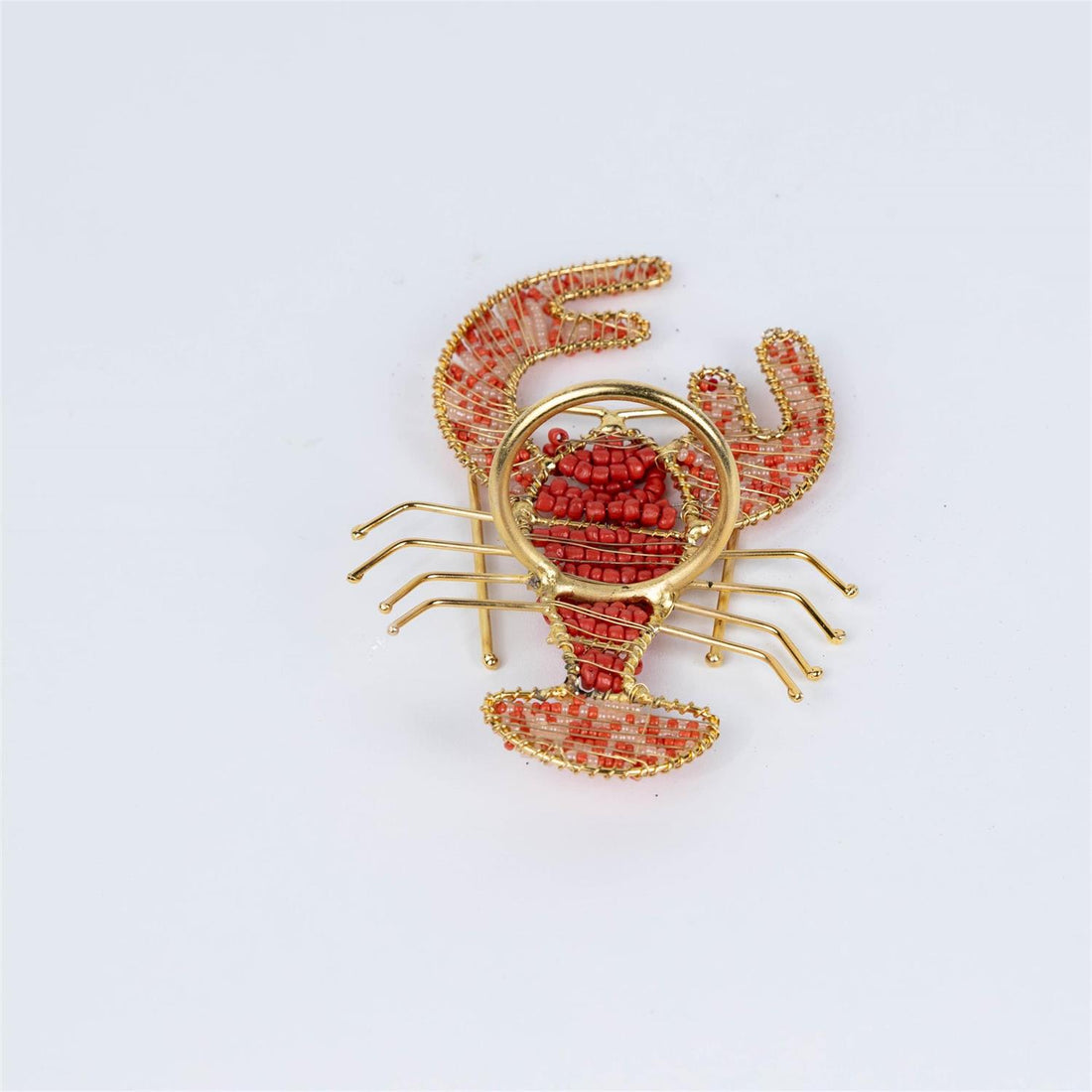 Napkin Ring - Beaded Lobster - Pack of 4