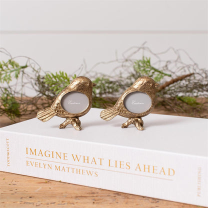Photo Frame - Mini Bird, Gold Finish