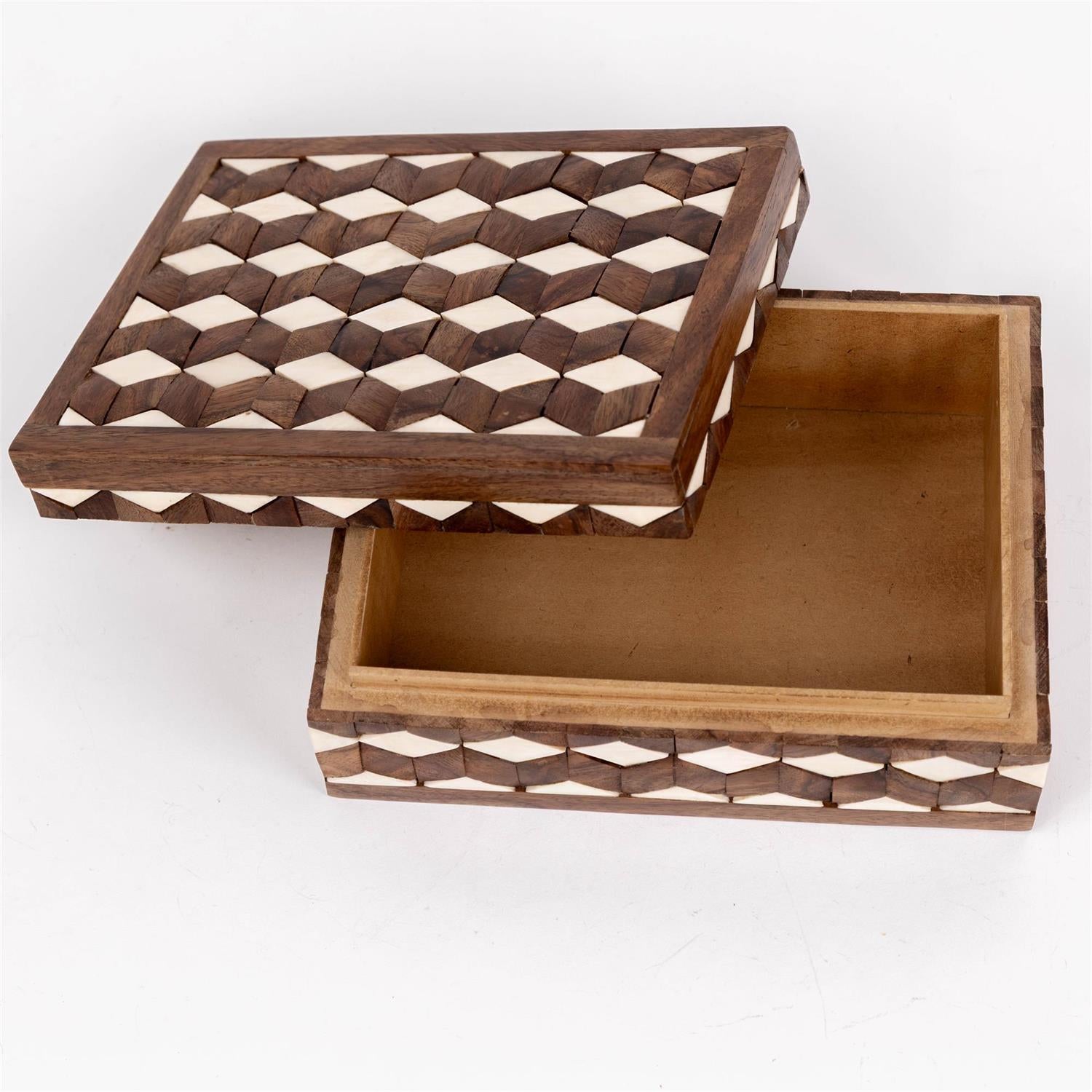 Bone and Wood Inlayed Box