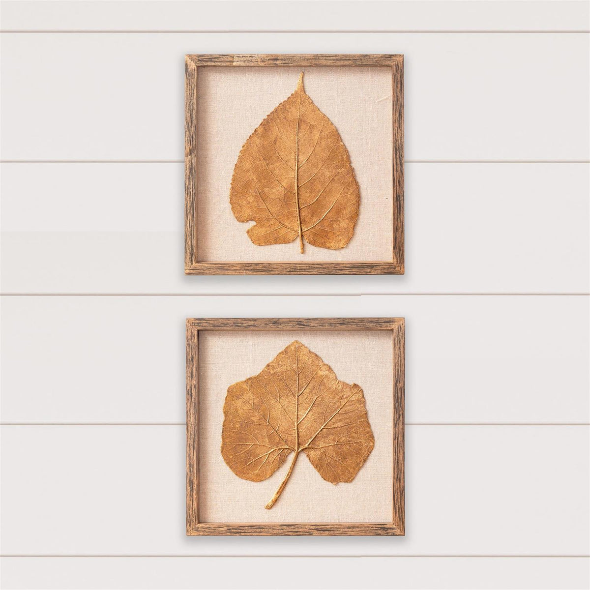 Wall Hanging - Golden Leaf Set