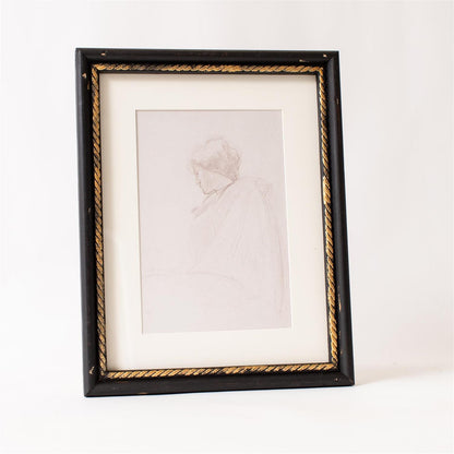 Framed Print - Sketched Portrait Of A Woman
