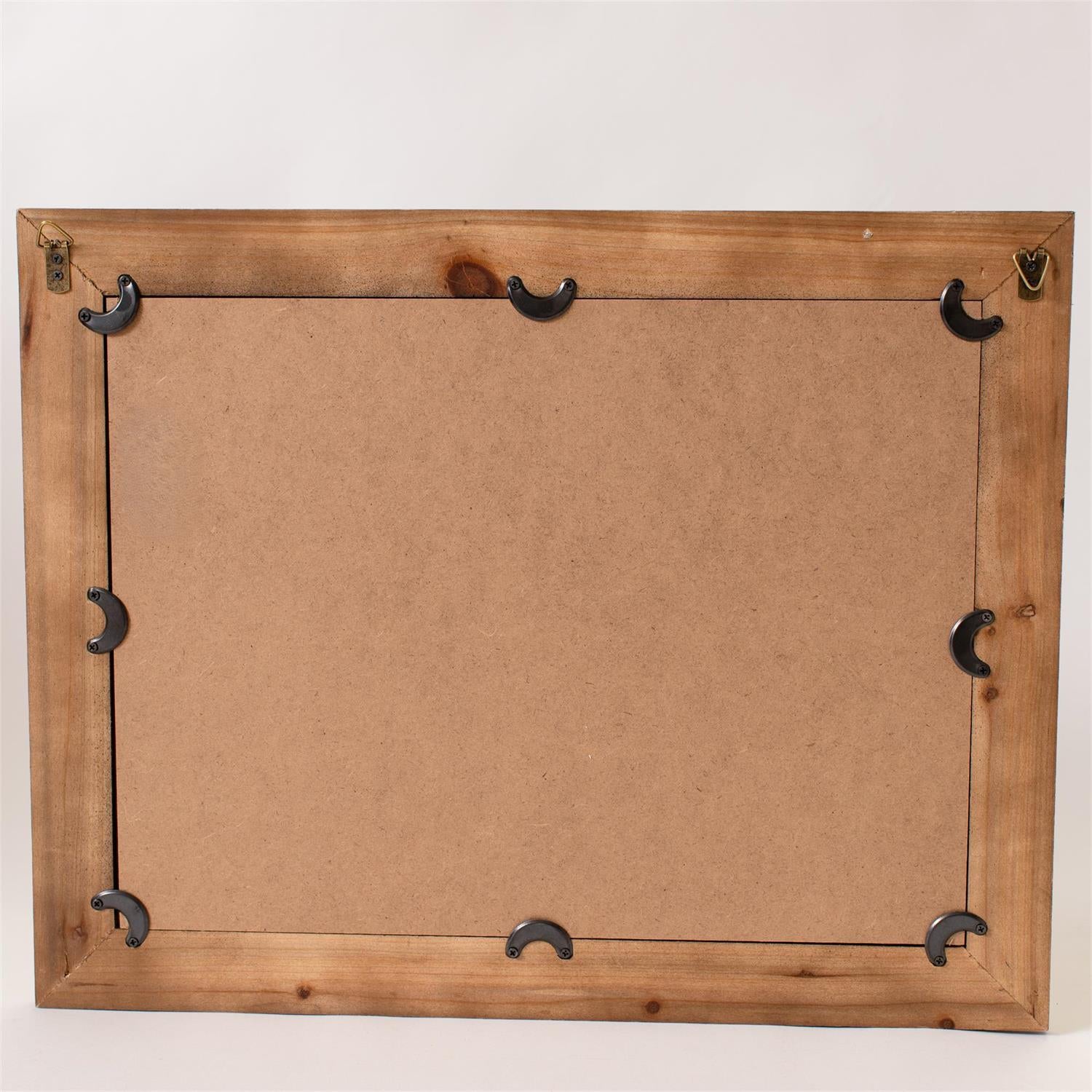 Framed Print - Cattle Grazing By The River, Black Frame