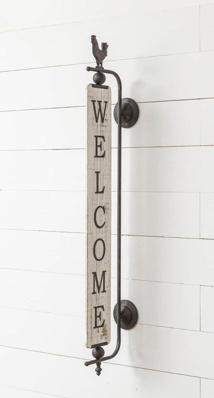 WALL MOUNTED WELCOME SIGN